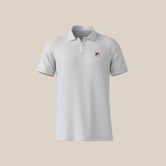 *polo masc fila player f-box cinza, xl Cinza G