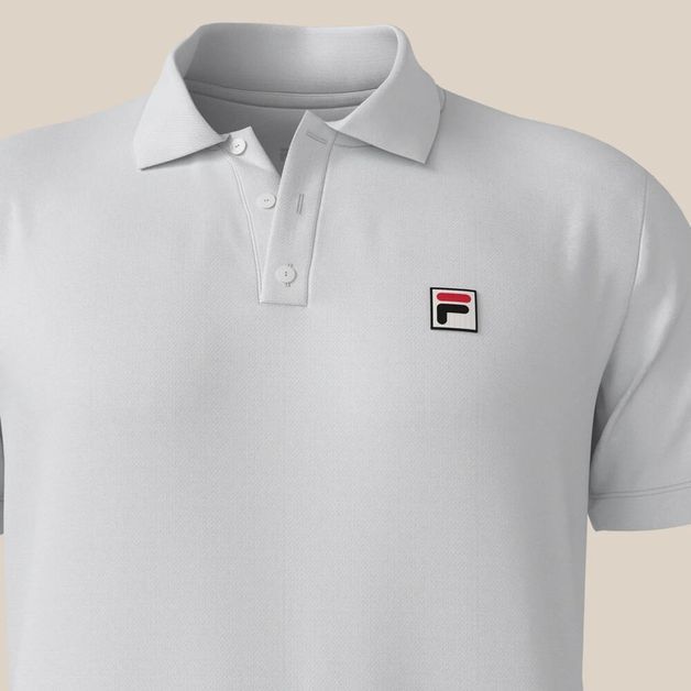 *polo masc fila player f-box cinza, xl Cinza G