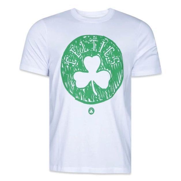 Camiseta masculina NBA New Era, branca, G