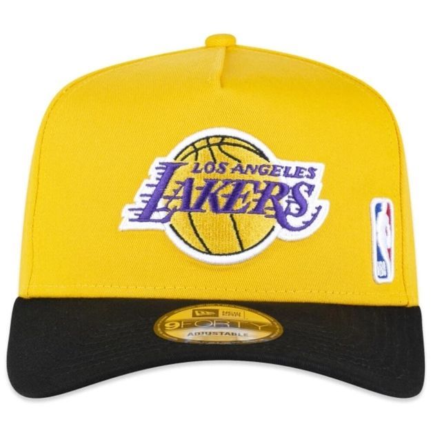 *boné preto 9forty new era logo, no size Amarelo UNICO
