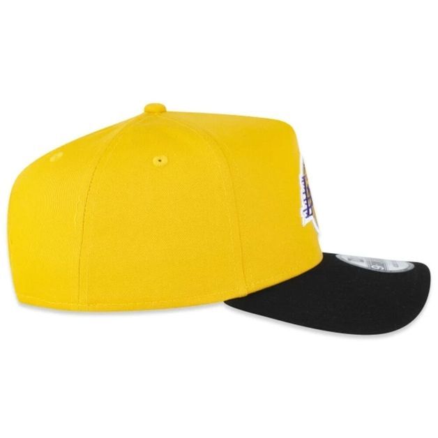 *boné preto 9forty new era logo, no size Amarelo UNICO