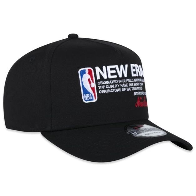 *boné preto 9forty new era logo, no size Preto UNICO