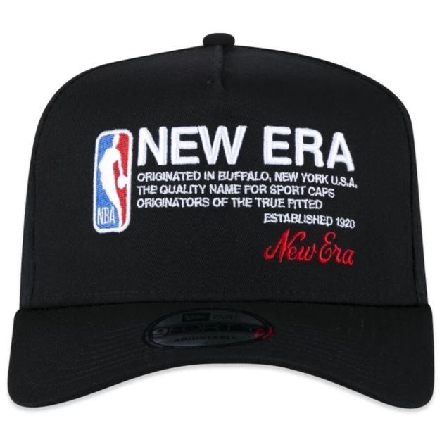 *boné preto 9forty new era logo, no size Preto UNICO