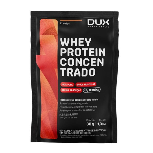 *whey 100% sache dux baunilha, no size Baunilha ÚNICO