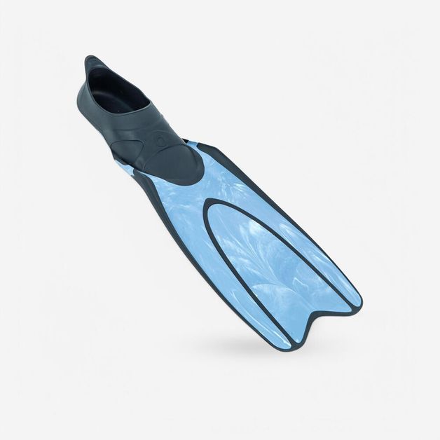 Nadadeira 100 adulto cinza, 34/35 Azul 36/37 BR