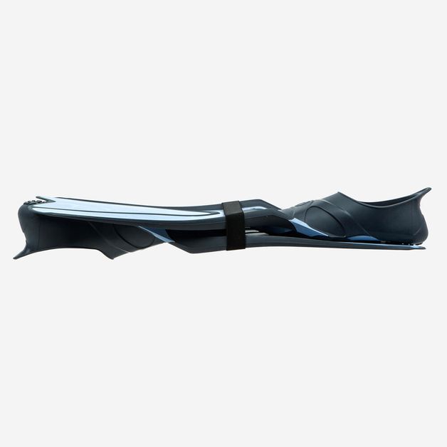 Nadadeira 100 adulto cinza, 34/35 Azul 36/37 BR
