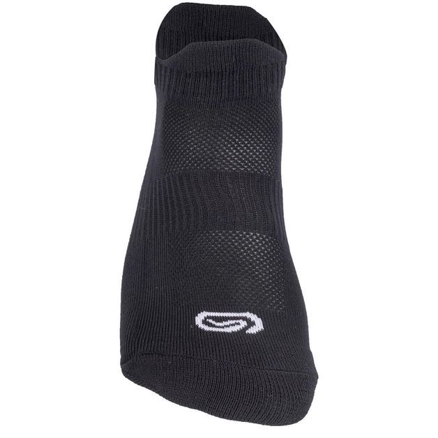 Meias de Corrida COMFORT INV - Kit com 1 Par, preta, 37/40 BR