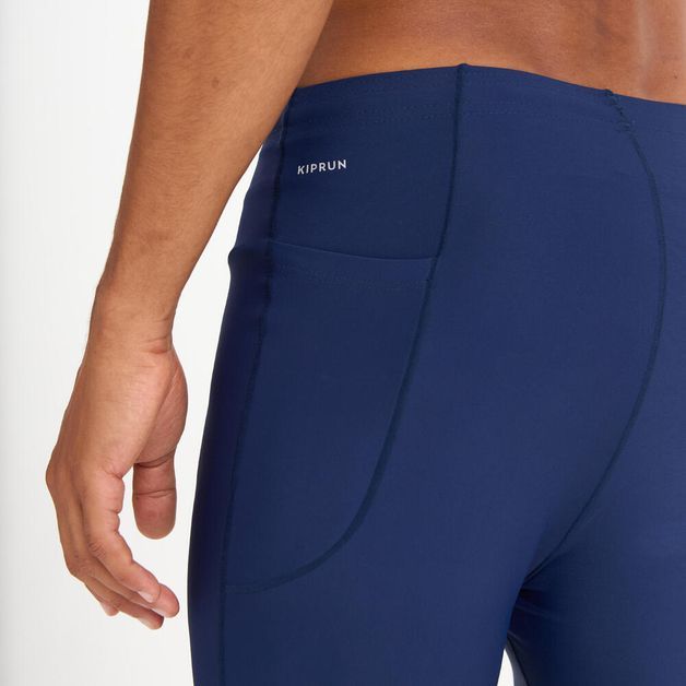 Bermuda Masculina de Corrida 500 Compact Kiprun, azul-marinho, 3G