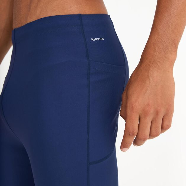 Bermuda Masculina de Corrida 500 Compact Kiprun, azul-marinho, 3G
