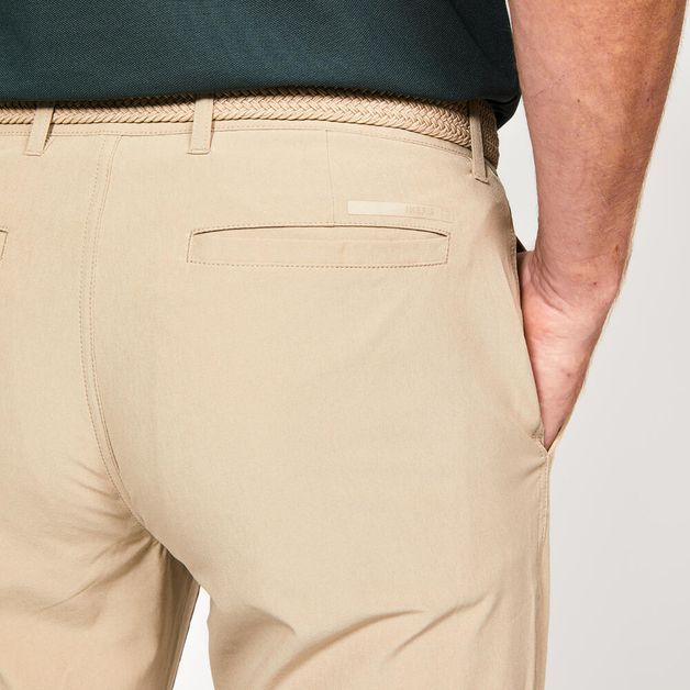 Calças Masculina de golf WW500, bege, 38