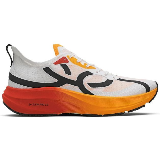 Tênis Unissex de Corrida  Corre 4 Olympikus, branco-laranja, 40 BR