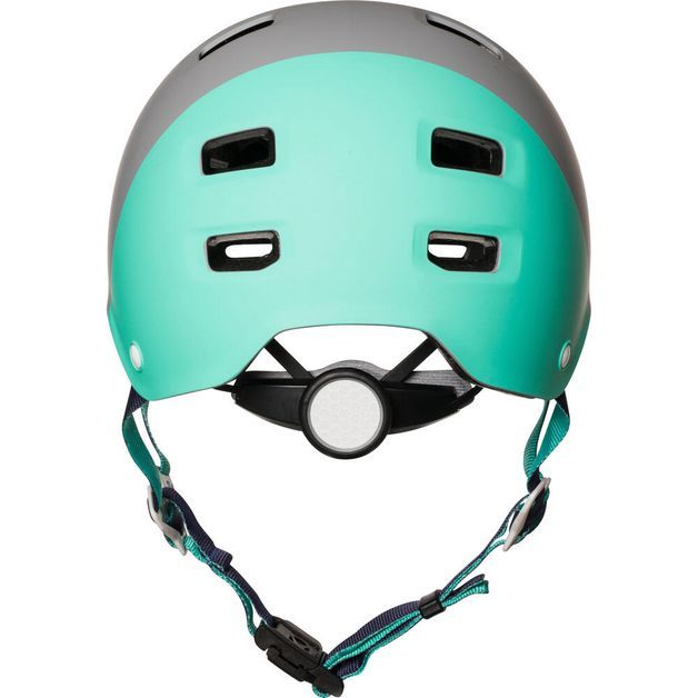 Capacete-MF540-Oxelo-cinza-verde-55-59-CM