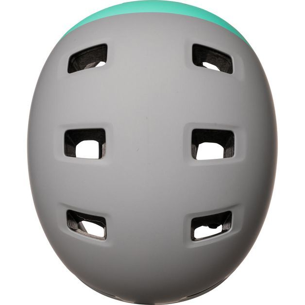 Capacete-MF540-Oxelo-cinza-verde-55-59-CM