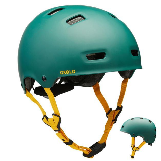 Capacete-MF540-Oxelo-verde-55-59CM