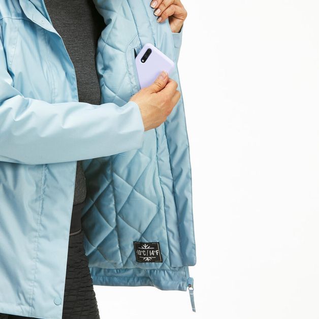 Sh100-x-warm-w-jacket-black-uk6---eu-xs-Azul-4G