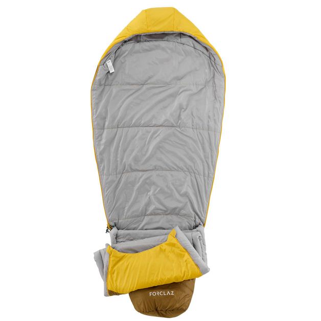 sleeping-bag-trek-500-5°-yellow-xl5