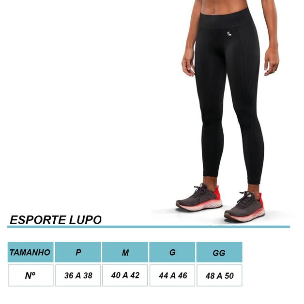 Calça Legging Feminino Adulto Max Lisa Com Recorte 71053 Lupo