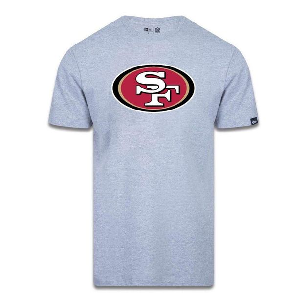 Camiseta New Era San Francisco 49ers Logo Time NFL Cinza