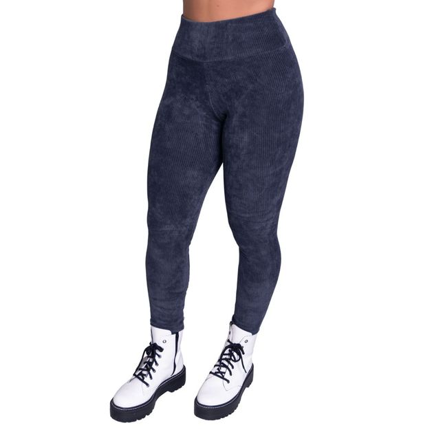 Calça Legging Cotelê Veludo