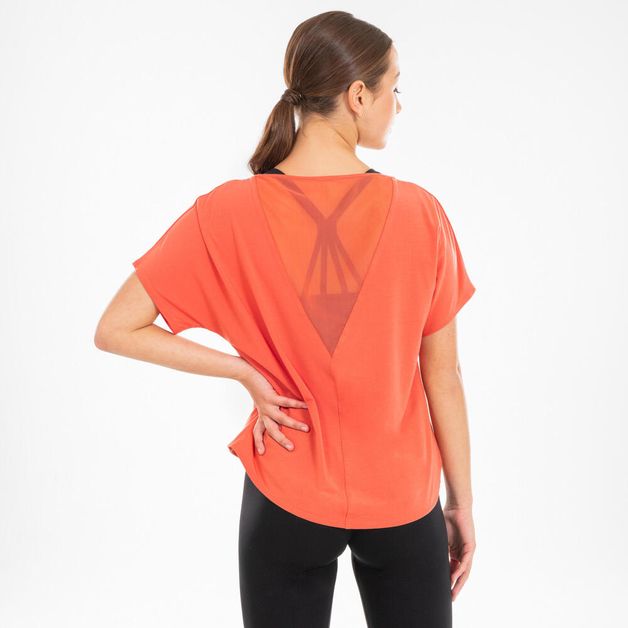 Camisa-Feminina-de-Danca-Moderna-laranja-3G