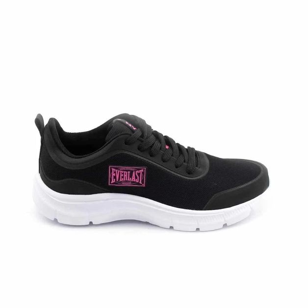 Tênis Everlast Bunker Classic Preto e Rosa - Feminino