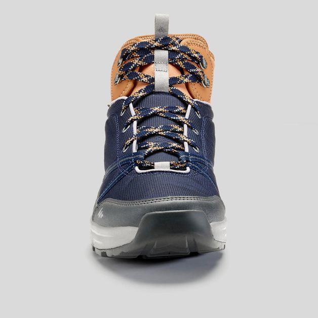 Bota impermeável masculina de trilha NH150 Mid, asphalt-blue, 39