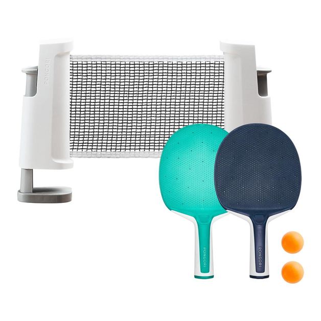 Kit Ping Pong Luxo - 2 Raquetes, 1 Bolinha + Rede com suportes - Cama  Elástica RS