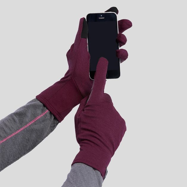 Liner-glove-mt-500-wool-burgundy-xl-2xl-Roxo-M-G
