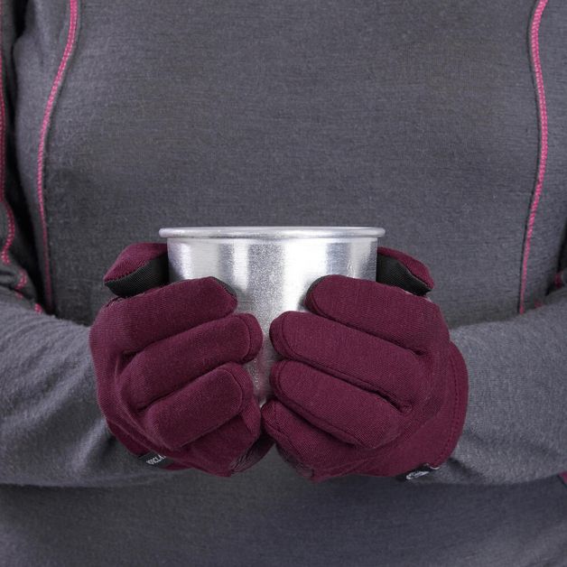 Liner-glove-mt-500-wool-burgundy-xl-2xl-Roxo-M-G