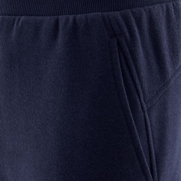 Calcas-largas-quentes-GINASTICA-CRIANCA-Menino-100-preto-uni