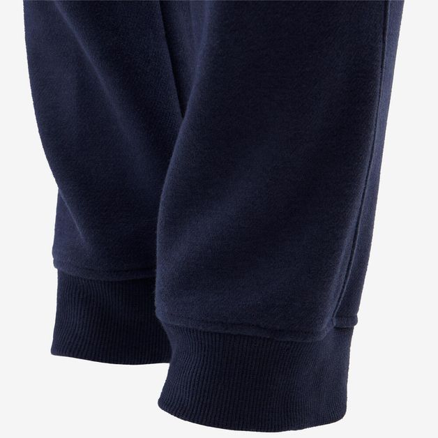 Calcas-largas-quentes-GINASTICA-CRIANCA-Menino-100-preto-uni
