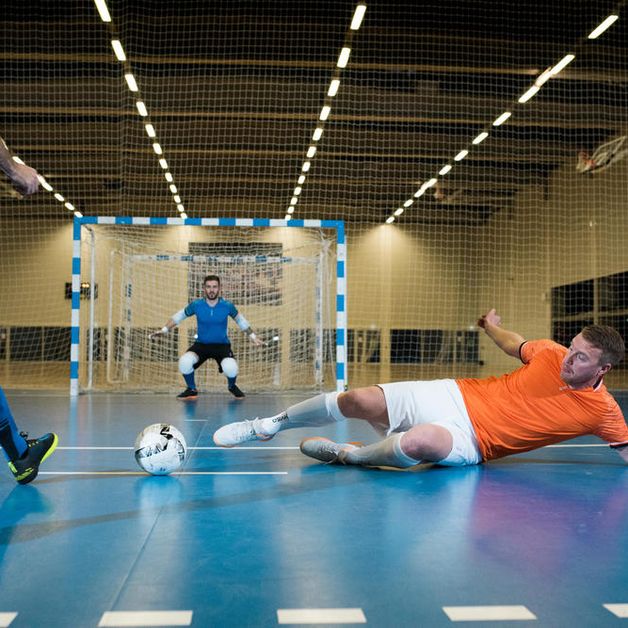 Futsal-short-black-xl-Branco-GG