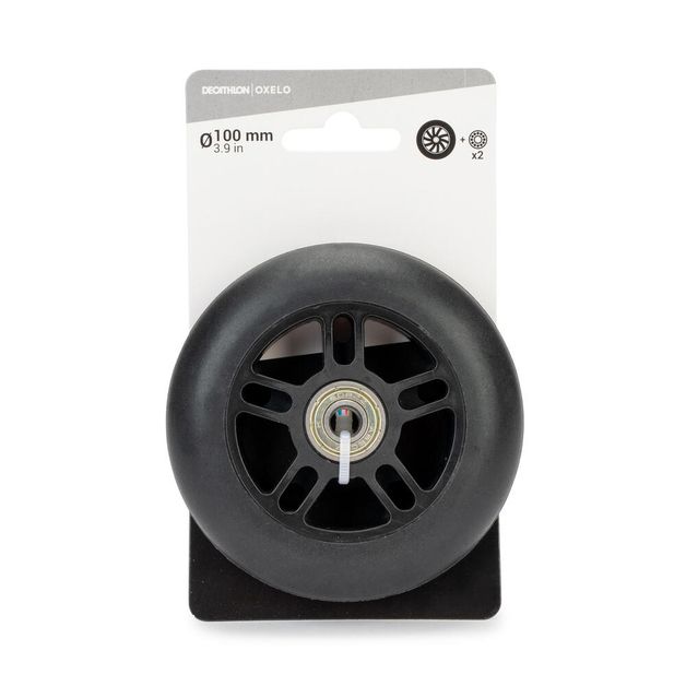 Wheel-100mm-black-noir