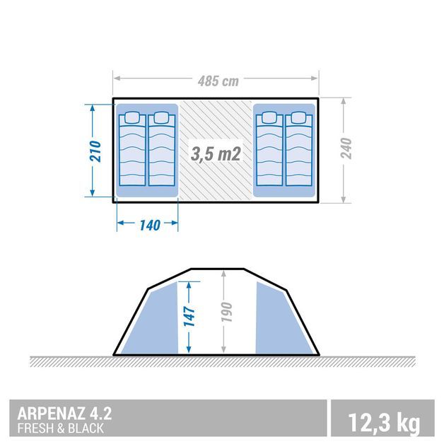 Tent-arpenaz-4.2-fresh---black-no-size