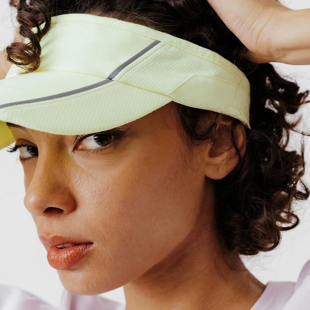 Running-visor-adjust-fluo-pink-56-61cm-Amarelo