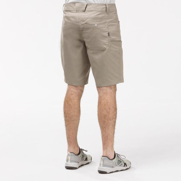Bermuda-masculina-de-trilha-NH500-Regular-bege-38