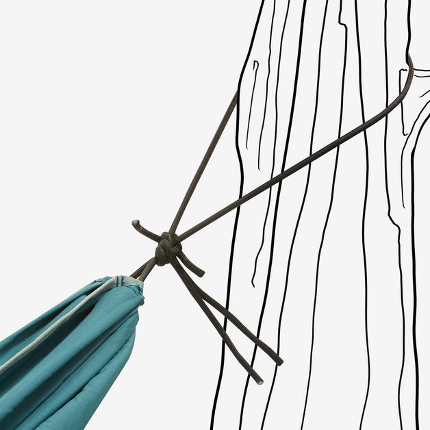 Rede-Camping-Hammock-Basic-azul-UNICO