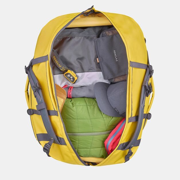 TREKKING-BAG-EXTEND-80-120-YEL-80L