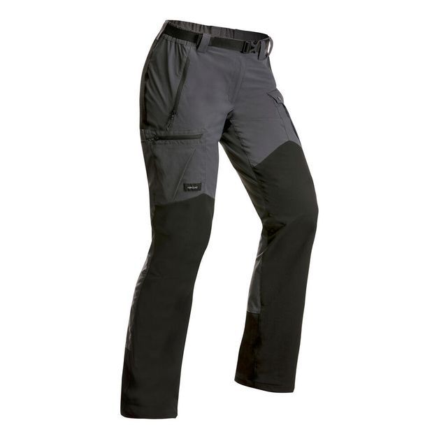 Calca-feminina-de-trekking-Trek-500-cinza-38