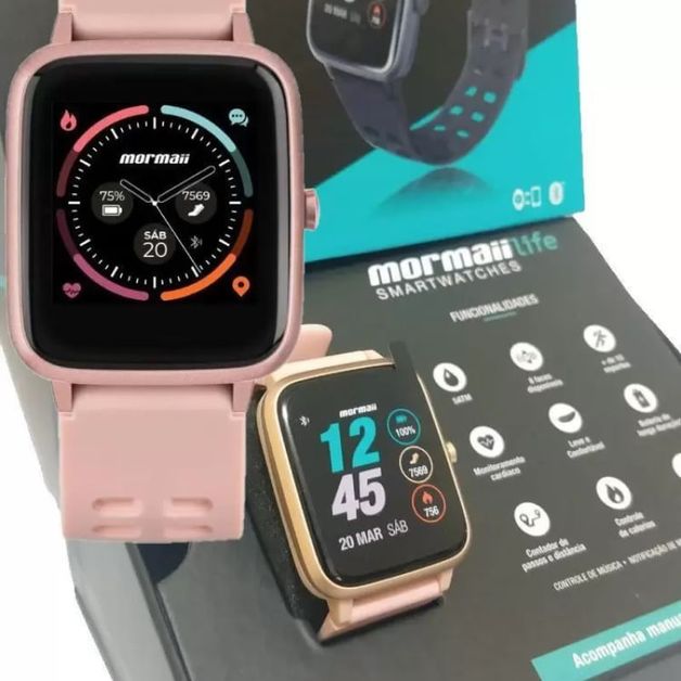 Relógio Smartwatch Mormaii Life Digital Masculino Feminino