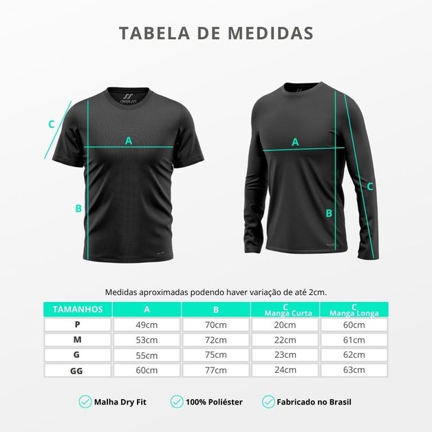 Kit 3 Camisetas Masculina Dry Fit Manga Curta Academia