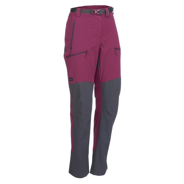 Calca-feminina-de-trekking-Trek-900-vinho-36--L28-