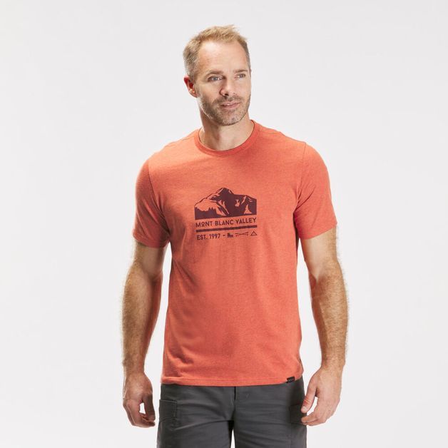 Camiseta-masculina-de-trilha-NH500-laranja-3G