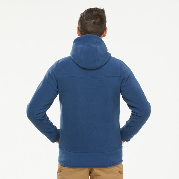 Blusa-fleece-masculina-de-trilha-SH100-Ultra-Warm-azul-3G