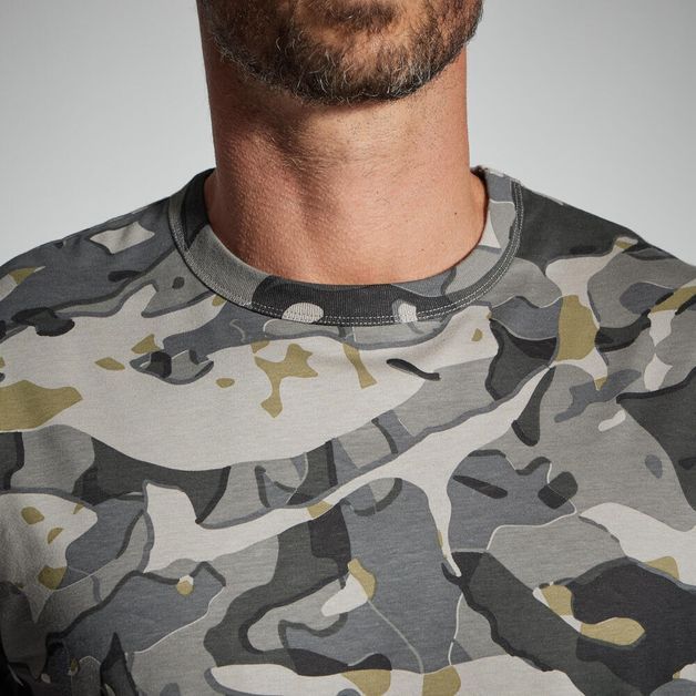 T-shirt-mc-100-eco-camo-wd-green-xl-Cinza-P