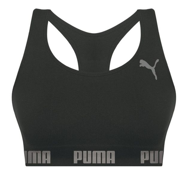 Top Puma Show Off Bra L Preto - Compre Agora