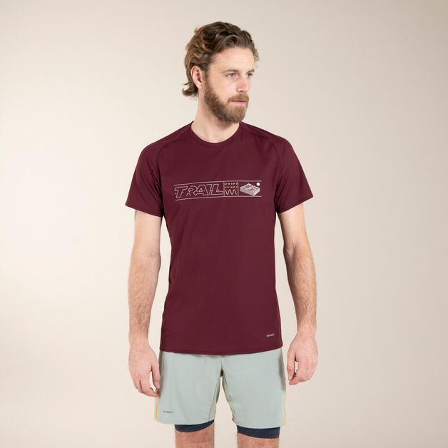 Camiseta-trail-masculina-turquesa-gg-Vinho-P