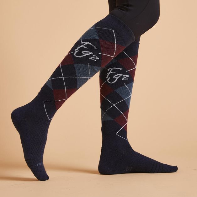 Sks-500-ad-socks-blk-uk-8.5-11-eu43-46-Burgundy-33-36