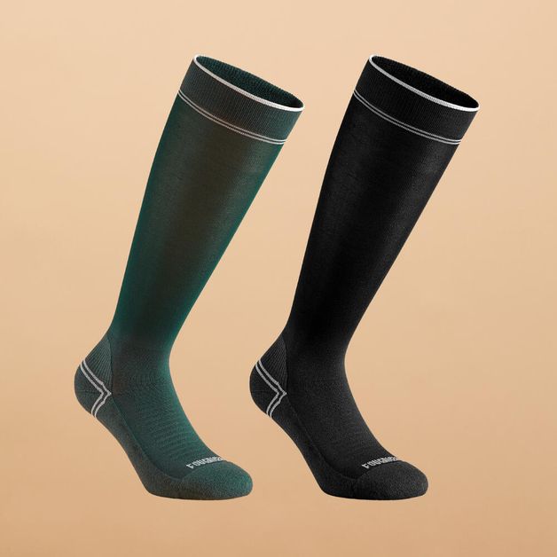 Socks-thin-green-black-5.5-8---39-42-33-36-BR