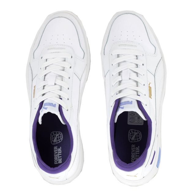 Tênis Puma Carina Street BDP Feminino Branco / Roxo